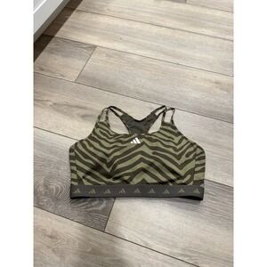 HYPERGLAM TECHFIT MEDIUM-SUPPORT ZEBRA BRA
